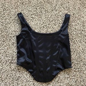 black corset top